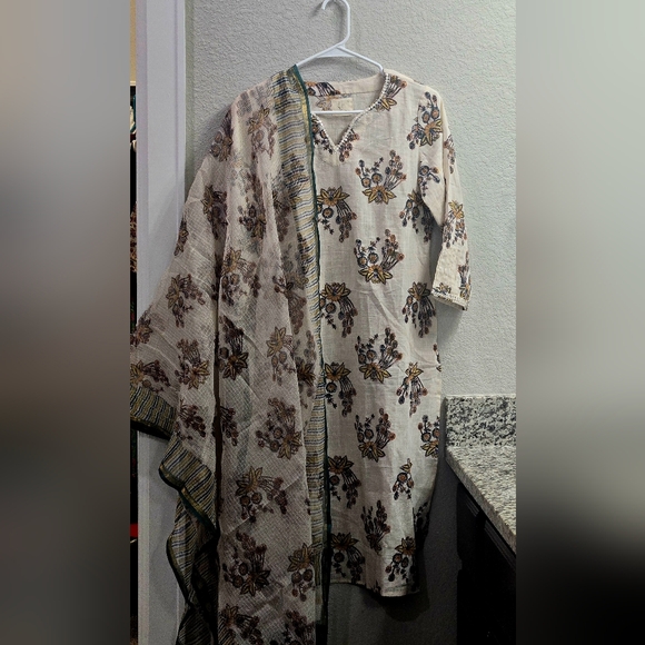 3 piece indian kurta set salwar kameez - Picture 2 of 6